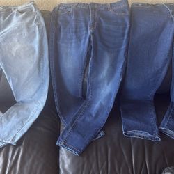 Seven Pairs Of Ladies Jeans, Size 10