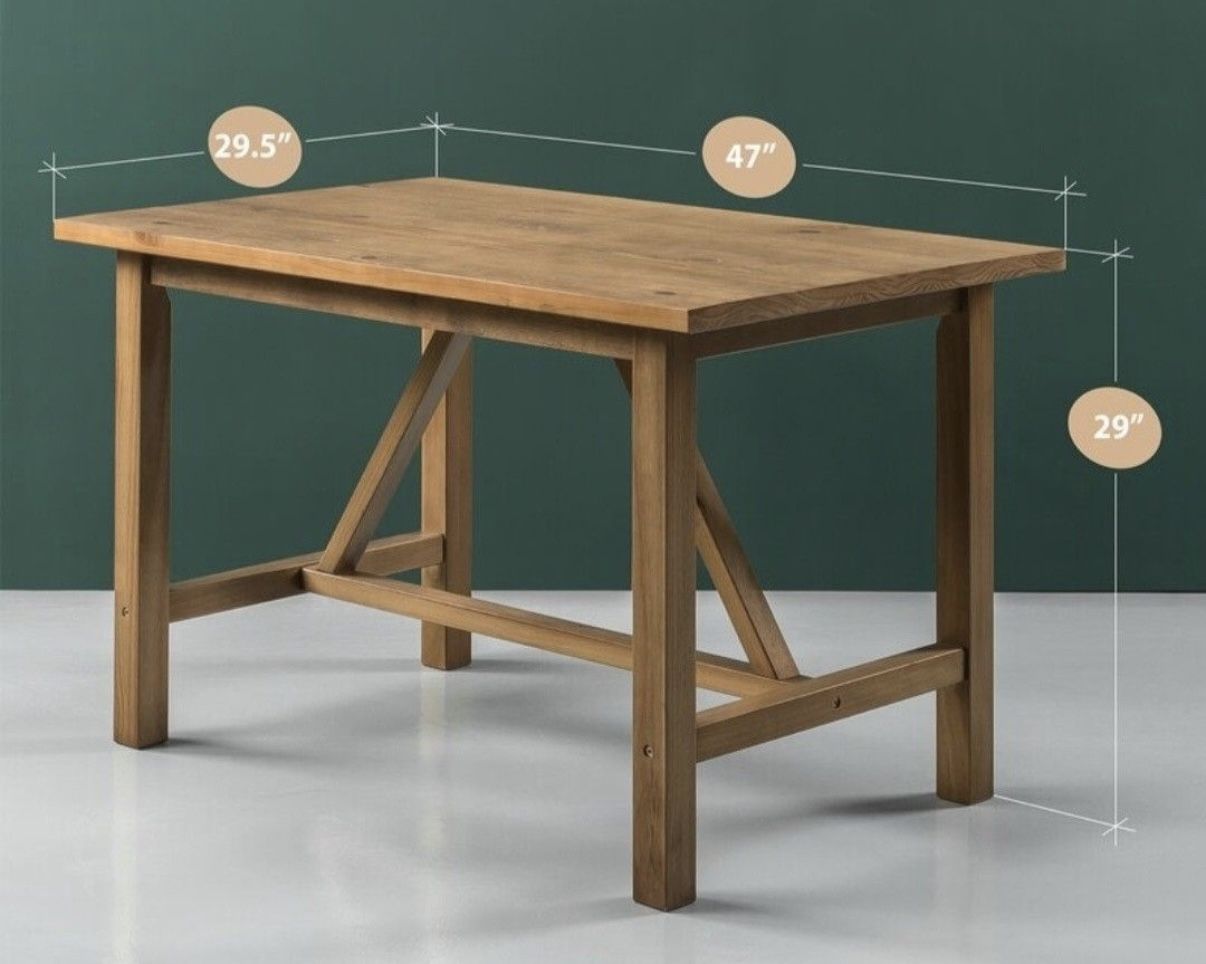Solid Wood Dining Table (4 People)