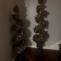 Artificial Spiral Topiary 