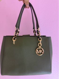 New Michael kors green  bag
