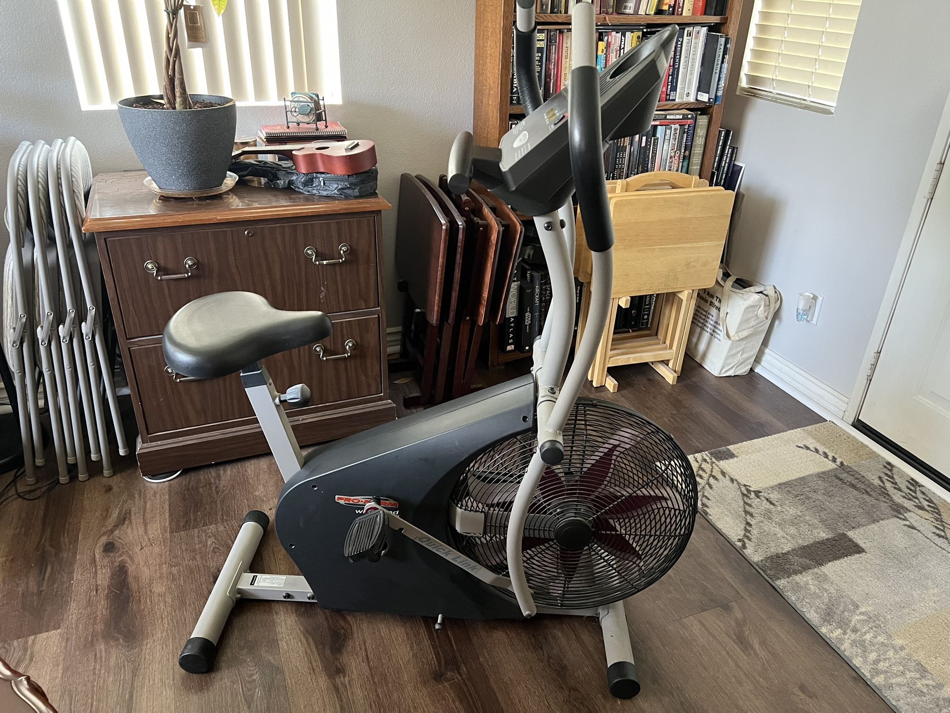 Pro-Firm Whirlwind Stationary Exercise Bike-Full Body Cardio Trainer