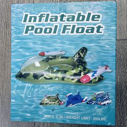 Inflatable Pool Float with Dual-Press Water Guns