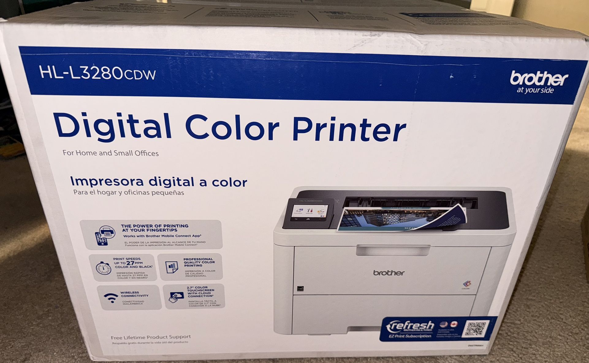 Brother Wireless Digital Color Printer 