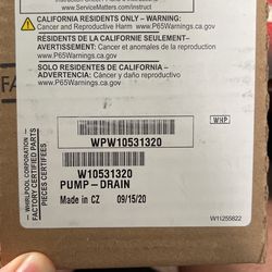Whirlpool Dishwasher Drain Pump