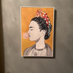 Freida kahlo Framed Print 