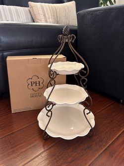 Princess House Tiered Server Plates