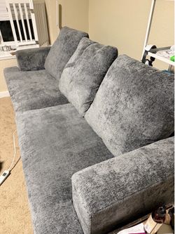 89" Grey Couch