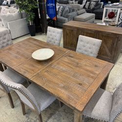 Solid Wood Table Set 