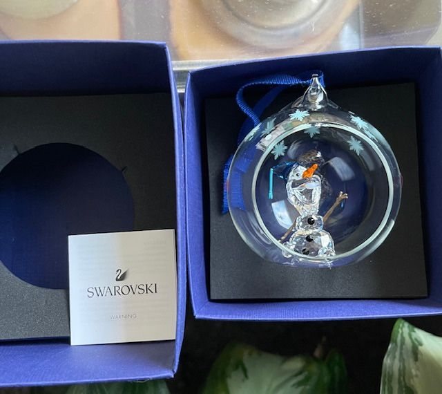 Swarovski Crystal Frozen Olaf Ornament