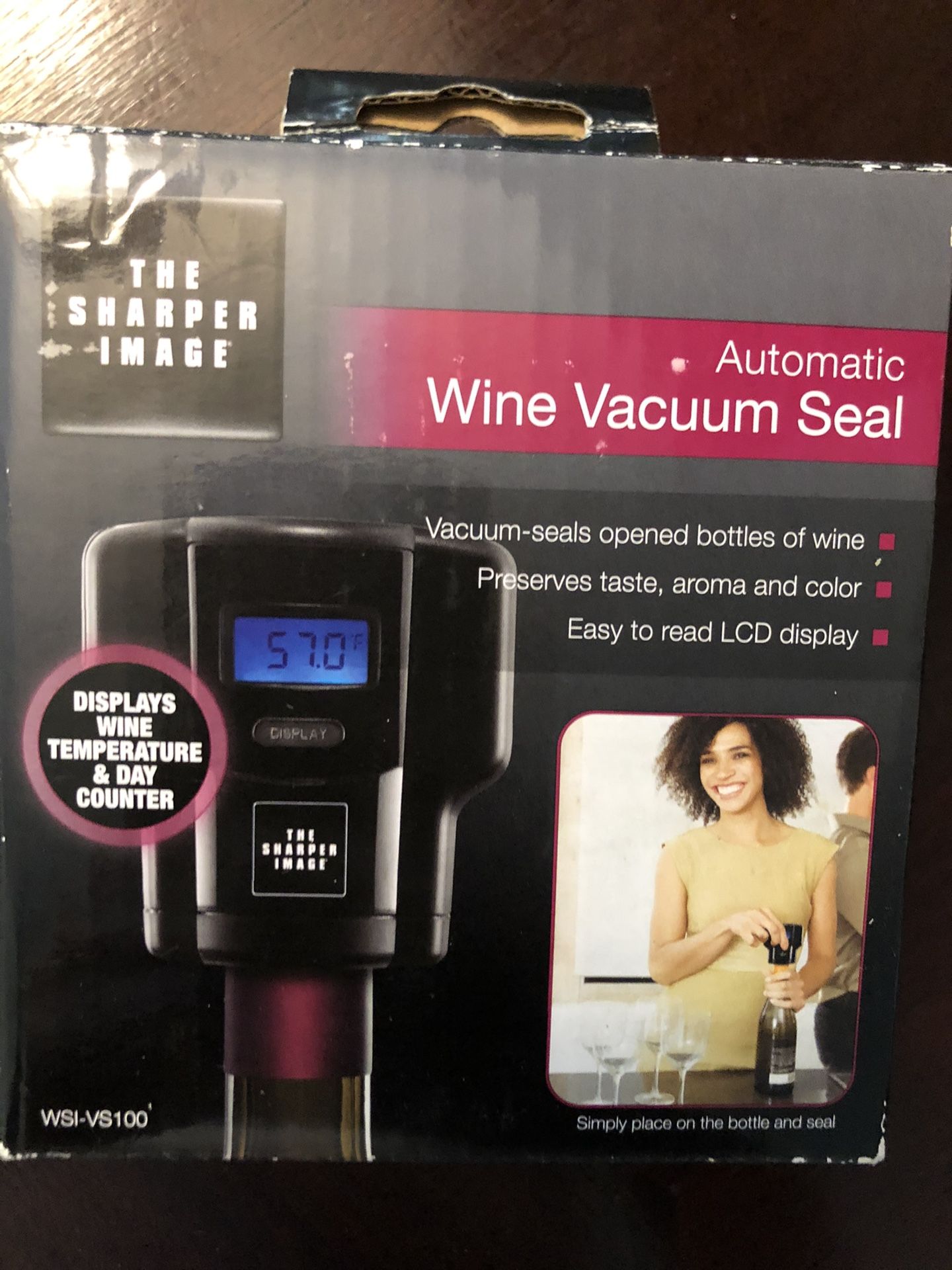 Sharper Image Wine Vacuum Seal