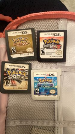 Pokémon heart gold, Pokémon alpha sapphire Pokémon platinum and Pokémon white 2