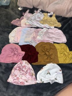 New Born Baby Girl Beanies