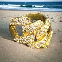 Cuban link Ring
