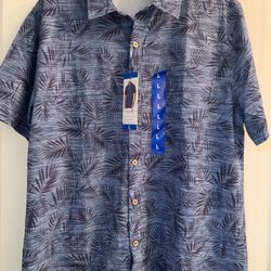 CARRIBEAN JOE WOVEN SHIRT SIZE LARGE NEW