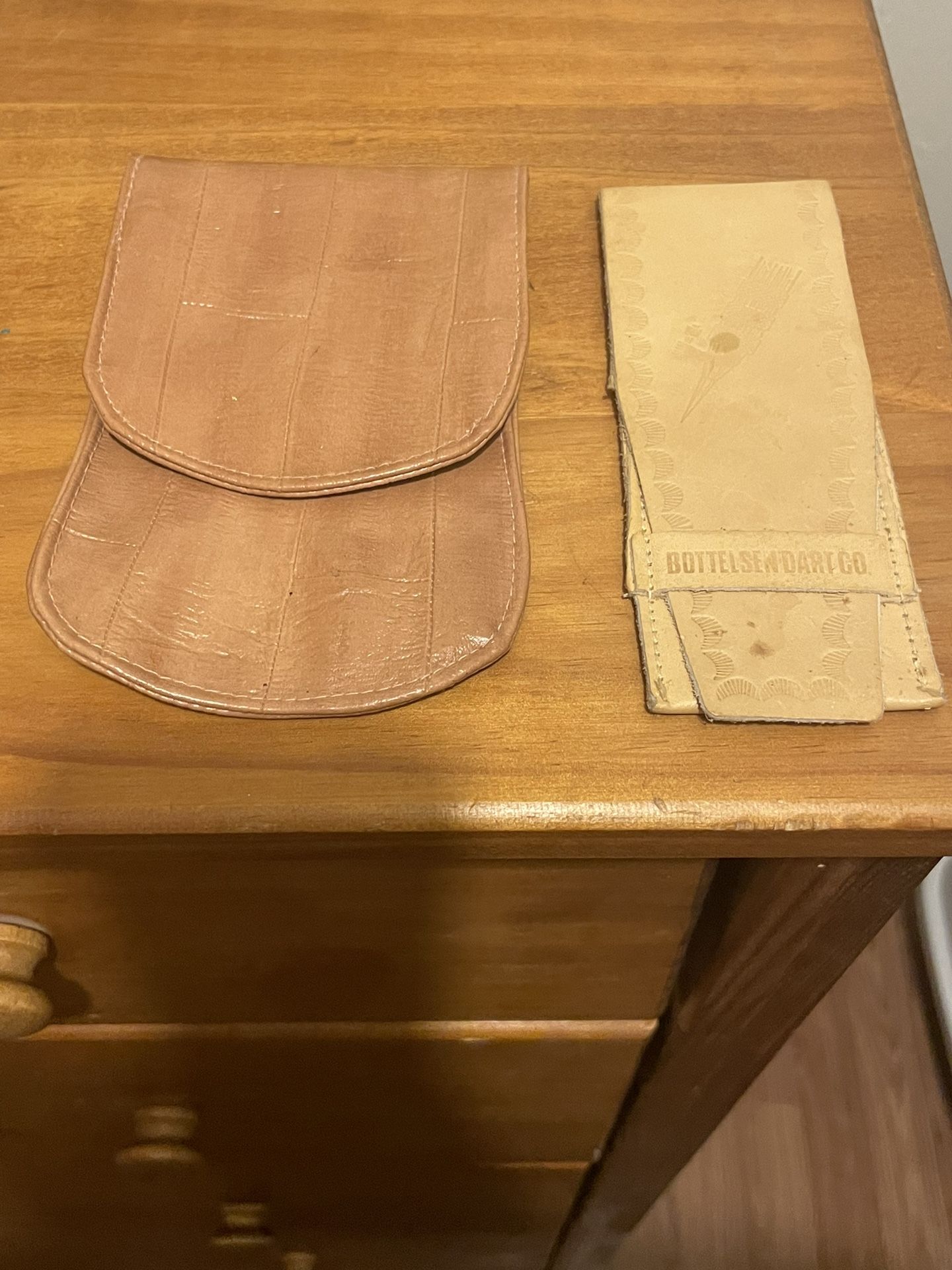 Vintage Leather Dart Wallets