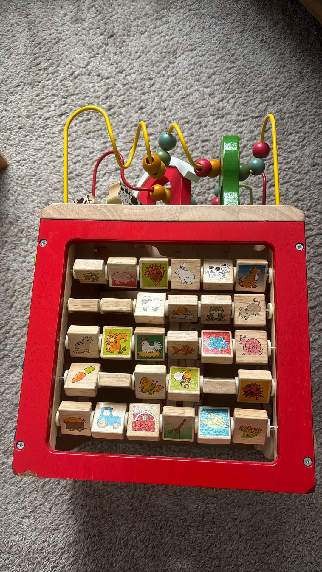 Battat Activity Cube Farm Theme ( 1 Year Plus Toy )