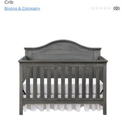 Crib Dark Gray