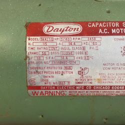 Dayton AC motor