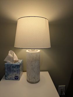 Mother of Pearl Table Lamps - Set of 2
