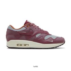 *BRAND NEW* PATTA x NIKE AIR MAX 1 ‘RUSH MAROON’