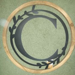 Monogram Wall Art  "C" 