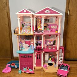 Barbie Dream Doll House Includes all Accessories Shown - Read Description