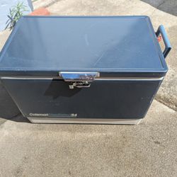 Vintage Coleman Steel Belted 54 Ice Cooler