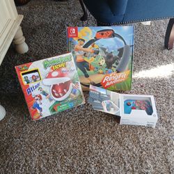 Ring Fit Adventure  For Nintendo Switch... Piranha Plant Escape Game..... Super Mario Bros. Controller..