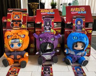 Naruto Blind Box Plush Set – Naruto, Sasuke & Orochimaru – Brand New