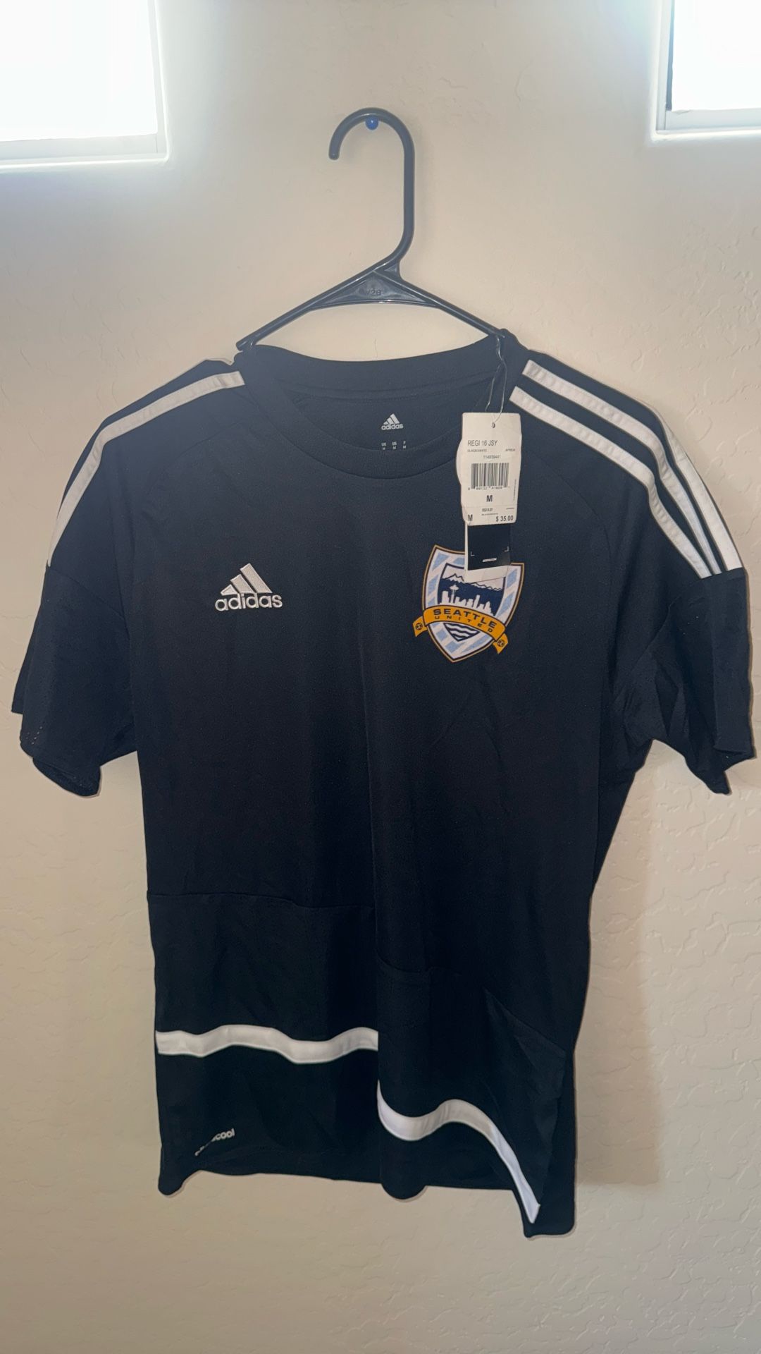 adidas medium size soccer jersey