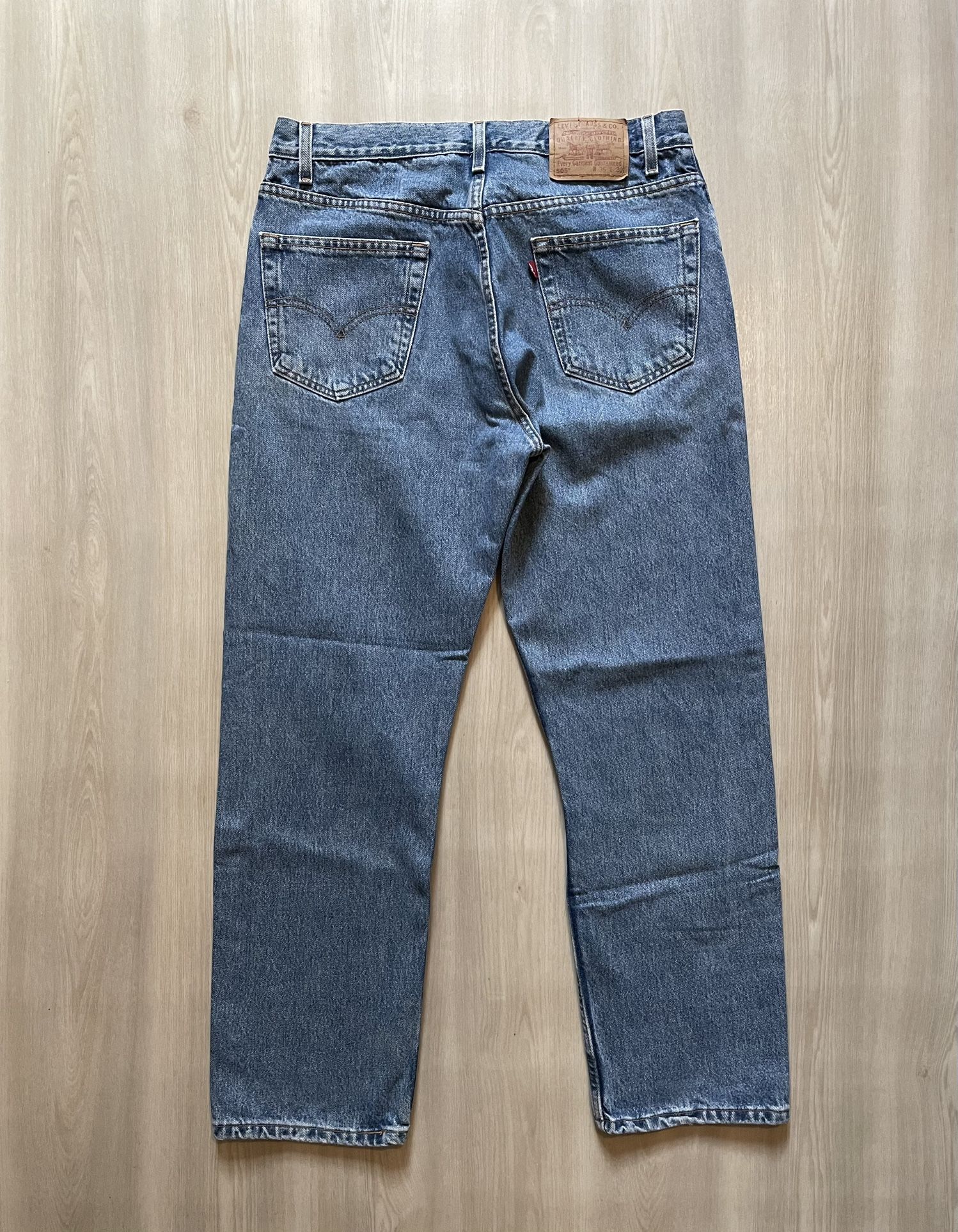 Vintage 00 Levis 505 Made In Mexico 36x30 Fits 35x30