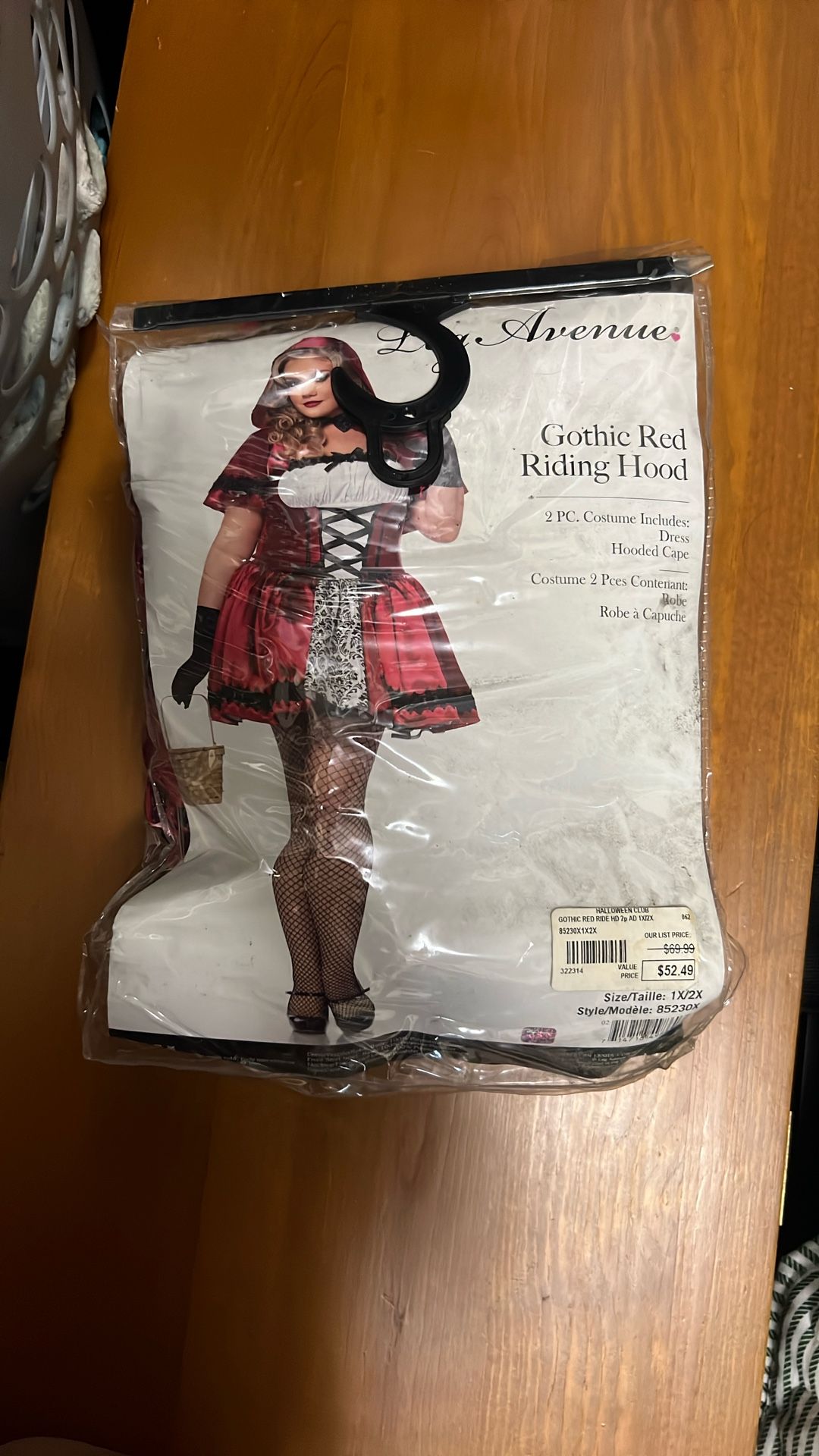 Gothic Red Ridding Hood Costume