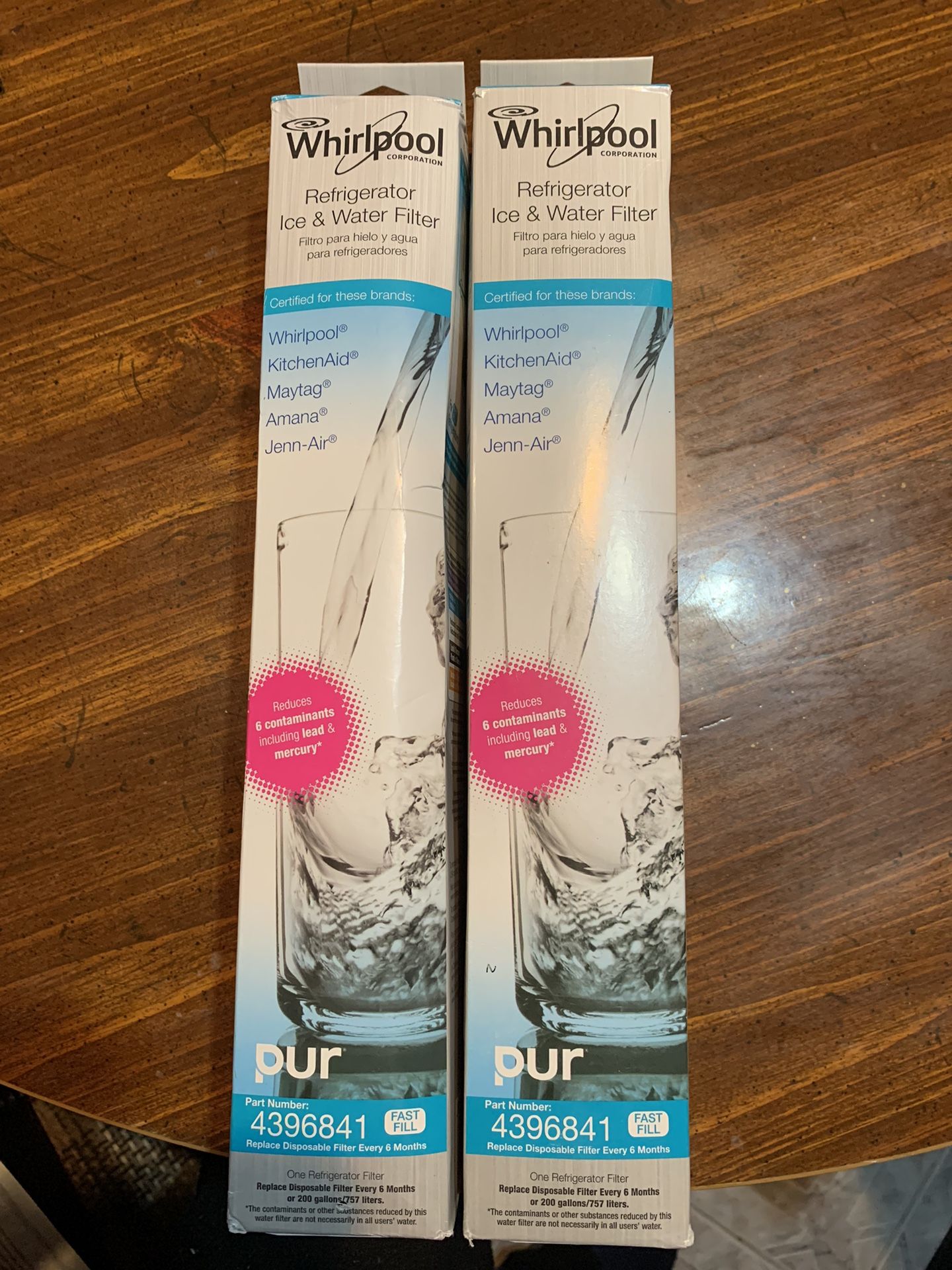 2 - Pur model (contact info removed) whirlpool water filters