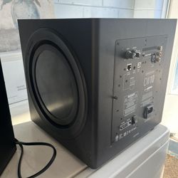 TruAudio Compact Powered Subwoofer with a 10" driver