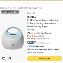 Brand New Spectra Breast Pump