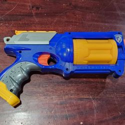 Nerf N-Strike Maverick Rev-6 Blue Dart Blaster 