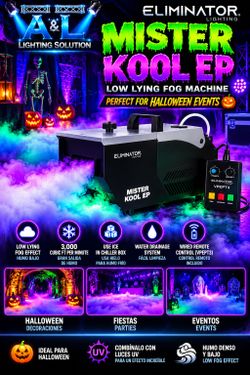 🔥 Mister Kool EP 700W Low-Lying Fog Machine – Halloween Special 🎃
