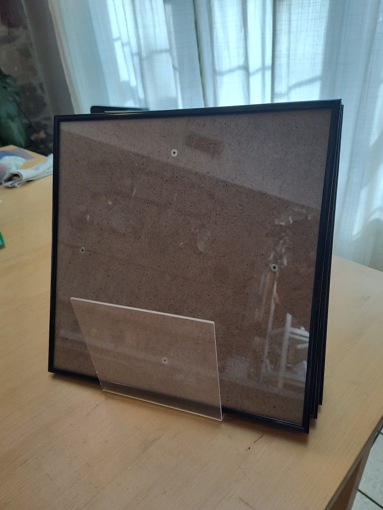 LP Vinyl Album Black Metal Display Frames - Set of 6