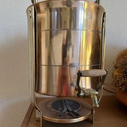 Brass/copper Hot Beverage Dispenser 