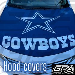 Cowboys Car Hood Cover