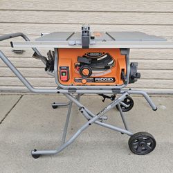 10" Rigid collapsible table saw