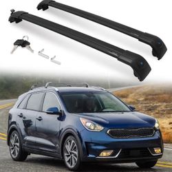 HEKA Lockable Roof Racks Cross Bars Compatible with Kia NIRO 2017 2018 2019 2020 2021 2022,Aluminum Crossbars Cargo Carriers Luggage Rails Rooftop Acc