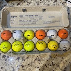 Used Nitro And Callaway Golf Balls!
