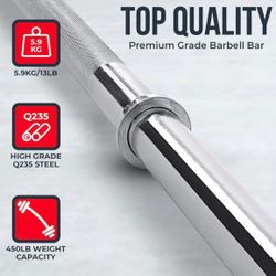 STANDARD 1IN BARBELL 5 ft. Barbell Bar