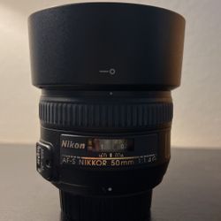 NIKKOR 50mm Lens F/1.4G