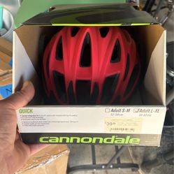 New Cannondale Bike Helmet size L $15!!