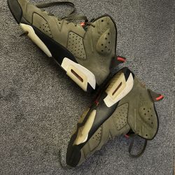 Travis Scott Olive Green 6s