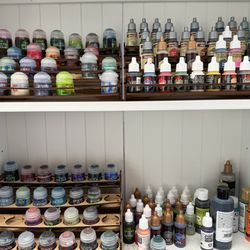 Miniature Paints And Airbrush