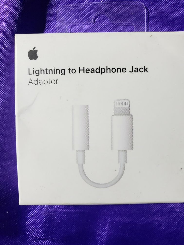 NEW Lightning To Headphone Adapter 