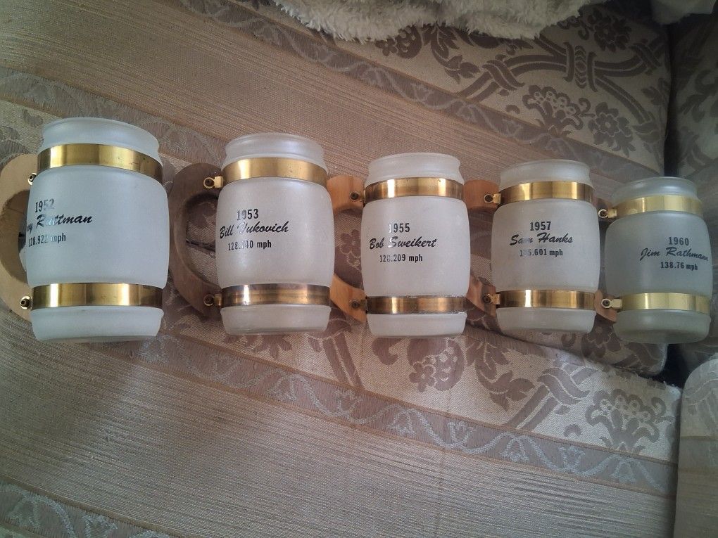 Vintage Indy 500 Mugs 